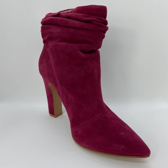 Kristin Cavallari Chinese Laundry Kane Ankle Boots Genuine Suede - Picture 7 of 8